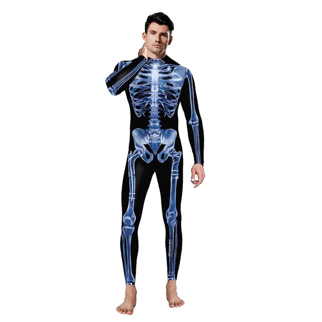 Bodysuit Skull Halloween Costumes